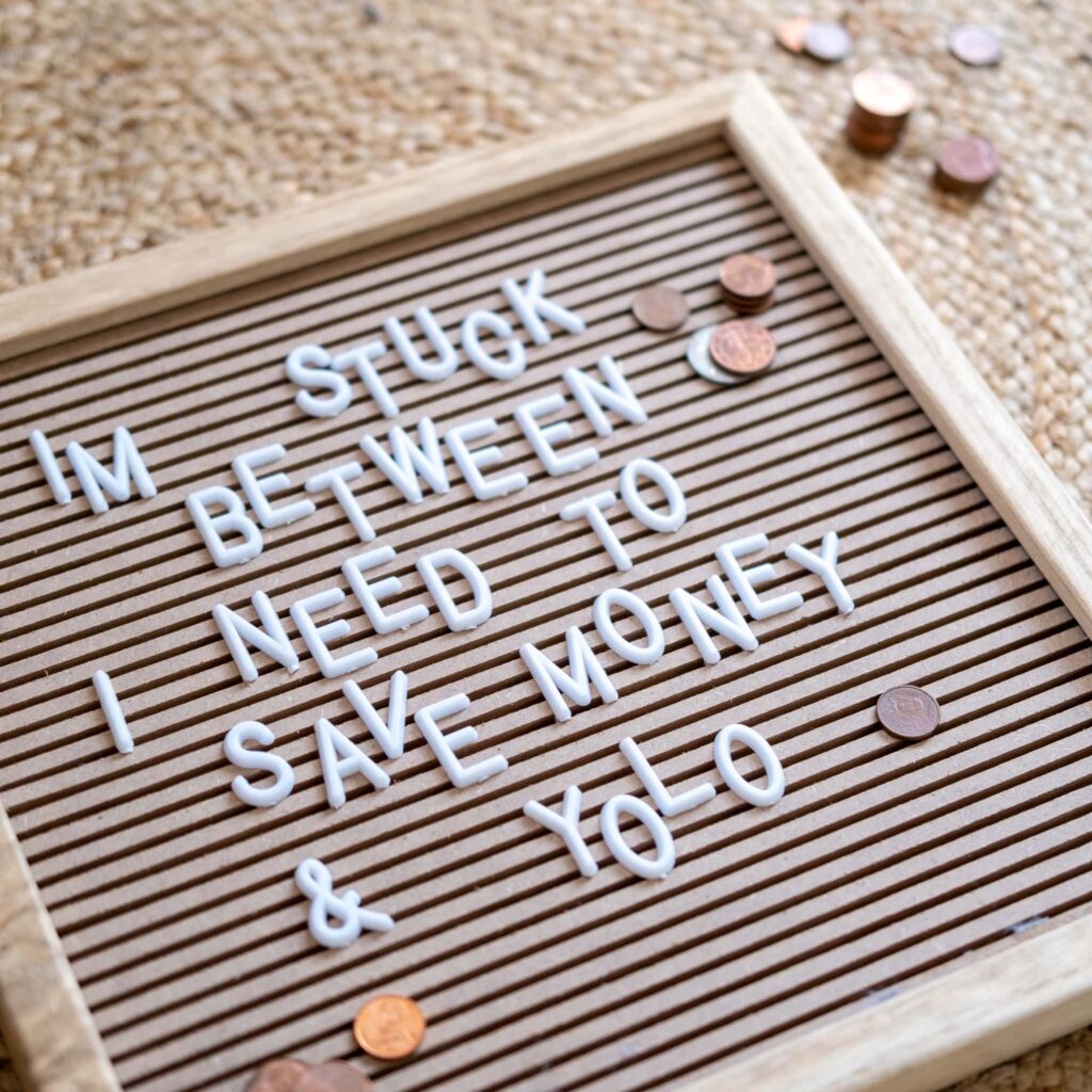 quotes over besparen letterbord